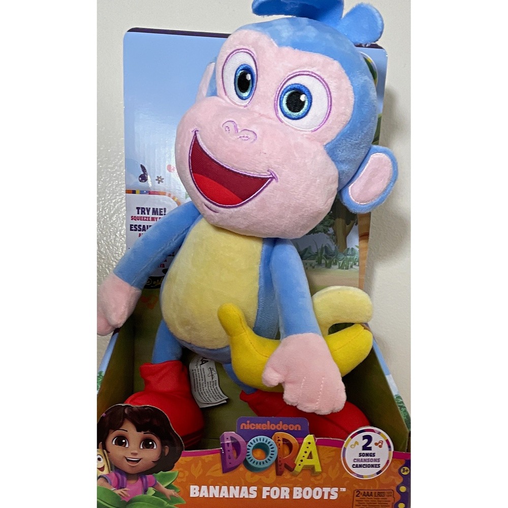 Nickelodeon Dora Boots Singing Plush Monkey Kids Gift Toy Present brand new